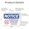 Signmission Cell Phone Use In Designated Area Only, 10 in W x Rectangle, Aluminum OS-2PACK-NS-A-710-L-15316 - alternate 4
